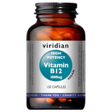 Viridian Hi-Potency Vitamin B12 1000ug 150 Veg Caps