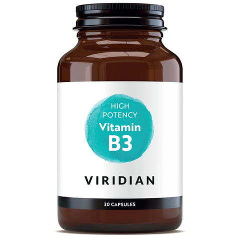 Viridian Hi-Potency Vitamin B3 250mg 30 Capsules