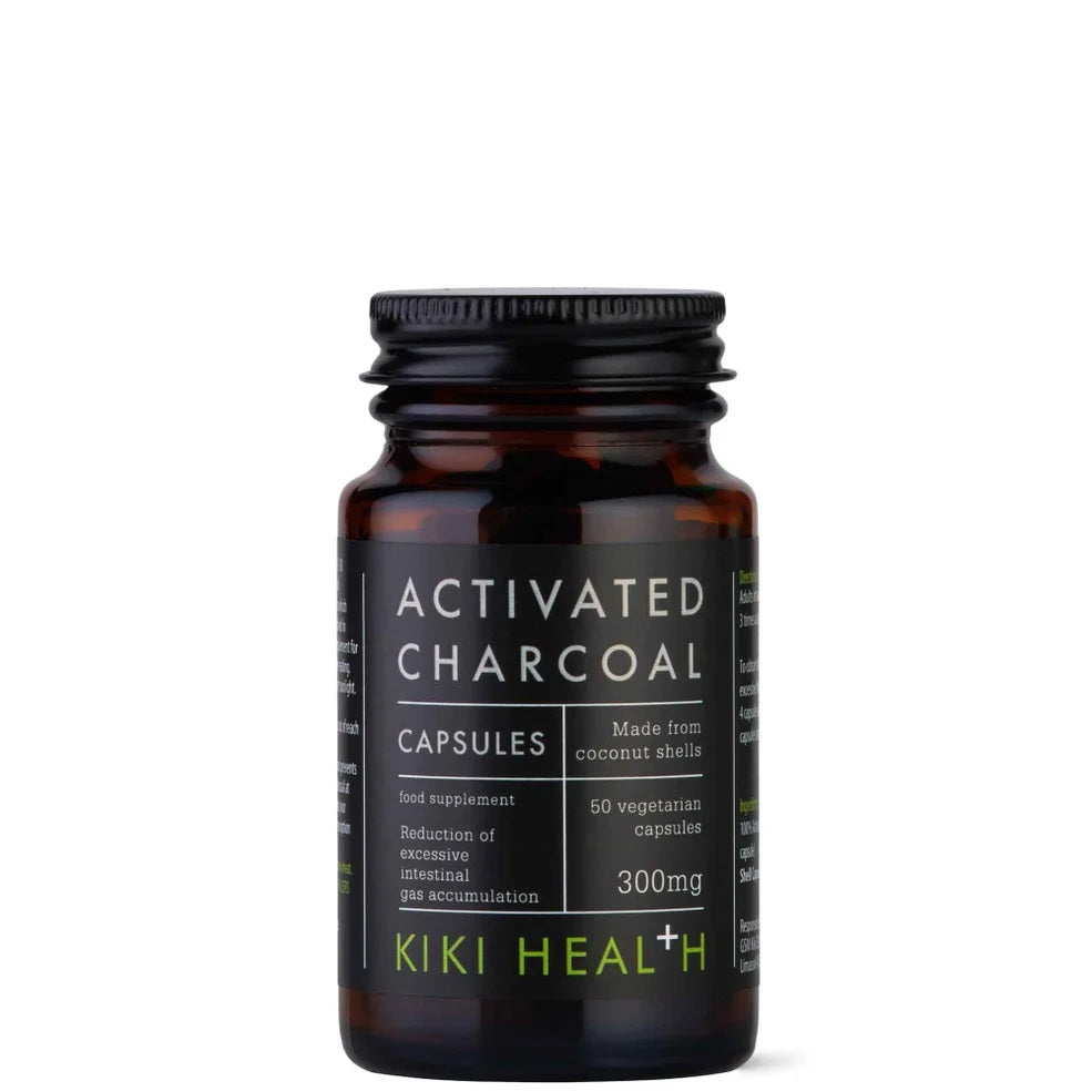KIKI Activated Charcoal 50 Veg Caps