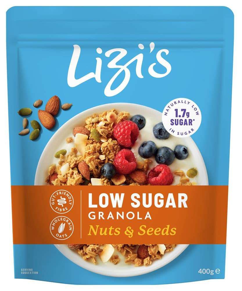 Lizi's Low Sugar Granola Nuts & Seeds 500g