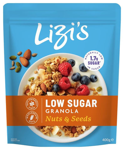 Lizi's Low Sugar Granola Nuts & Seeds 500g