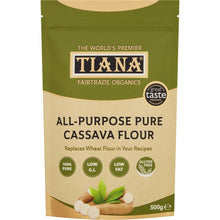 Tiana Organic Cassava Flour 500g.
