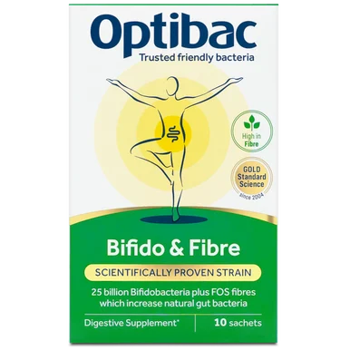 Optibac Bifido & Fibre 10 Sachets