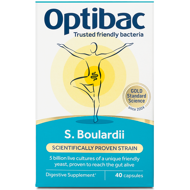 Optibac Saccharomyces Boulardii Probiotic 40 Caps