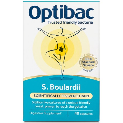 Optibac Saccharomyces Boulardii Probiotic 40 Caps