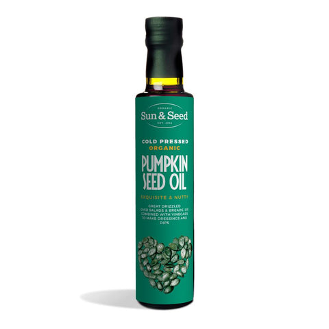 Sun & Seed Organic Cold Pressed Pumpkin Seed Oil 250ml