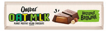 Ombar Organic Oat M*lk Hazelnut Brownie Filled Choc Bar 42g Vegan GF