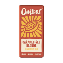 Ombar Organic Blonde Caramelised White Choco Bar 70g Vegan