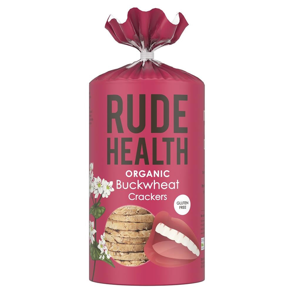 Rude Health Organic Buckwheat Crackers 100g Gluten Free