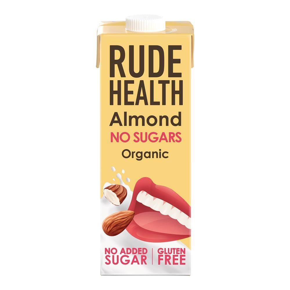 Rude Health Organic No Sugars Almond Drink 1L