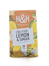 Heath & Heather Organic Lemon & Ginger Tea 20 Bags