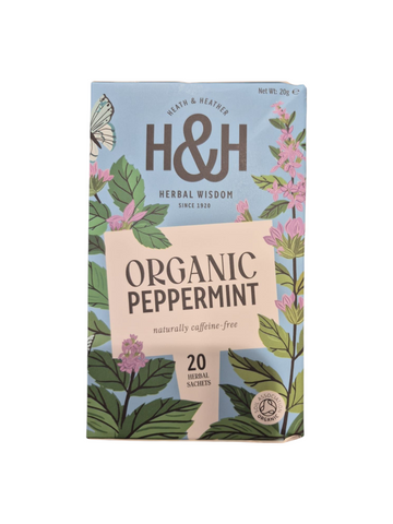 Heath & Heather Organic Peppermint Tea 20 Bags