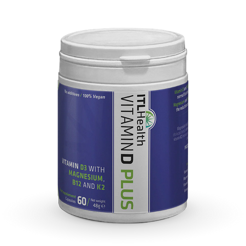 Vital Vitamin D Plus With Magnesium, B12 & K2 60Caps