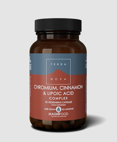 Terranova Chromium Cinnamon & Lipoic Acid Complex 100 Vegetarian Capsules