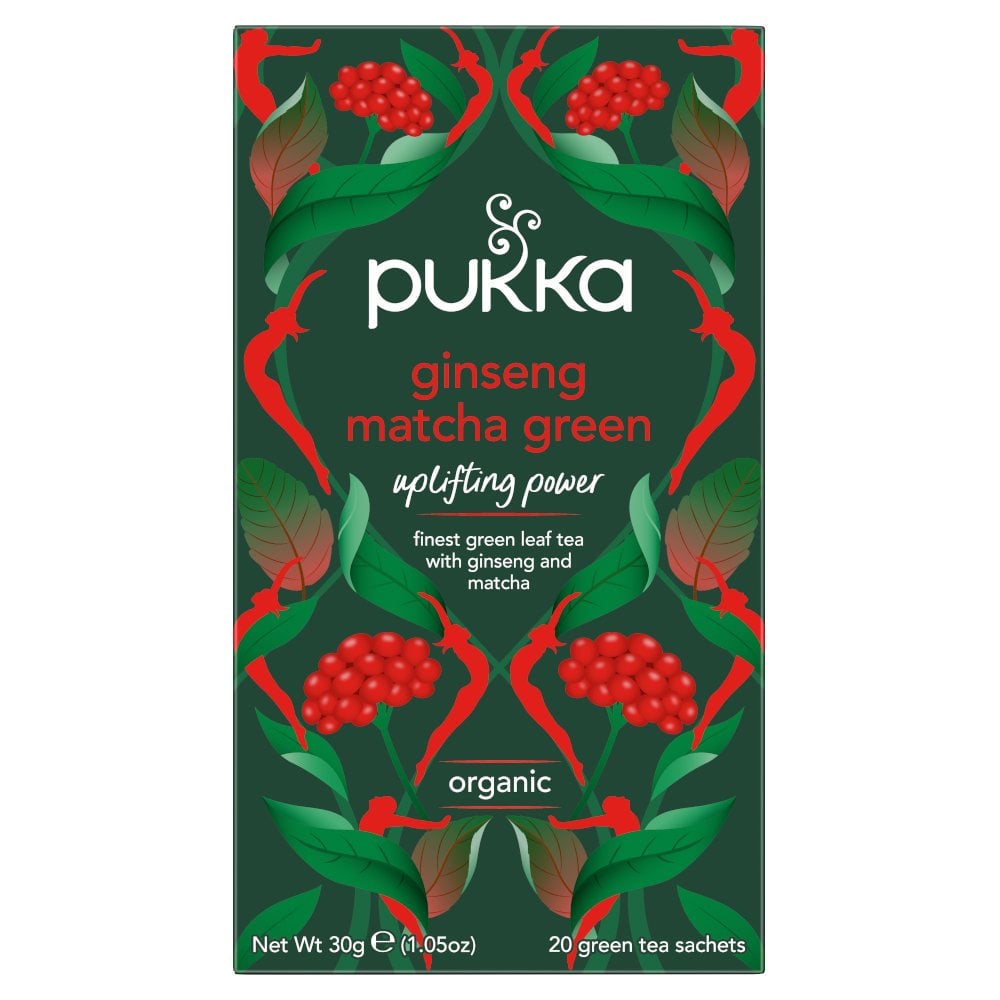 Pukka Organic Ginseng Matcha Tea 20 Bags