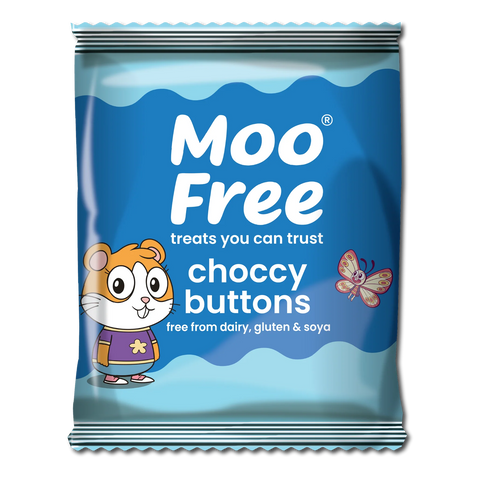 Moo Free Original Choccy Buttons 25g Dairy Free