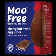 Moo Free Cherry Bakewell Egg and Bar 135g