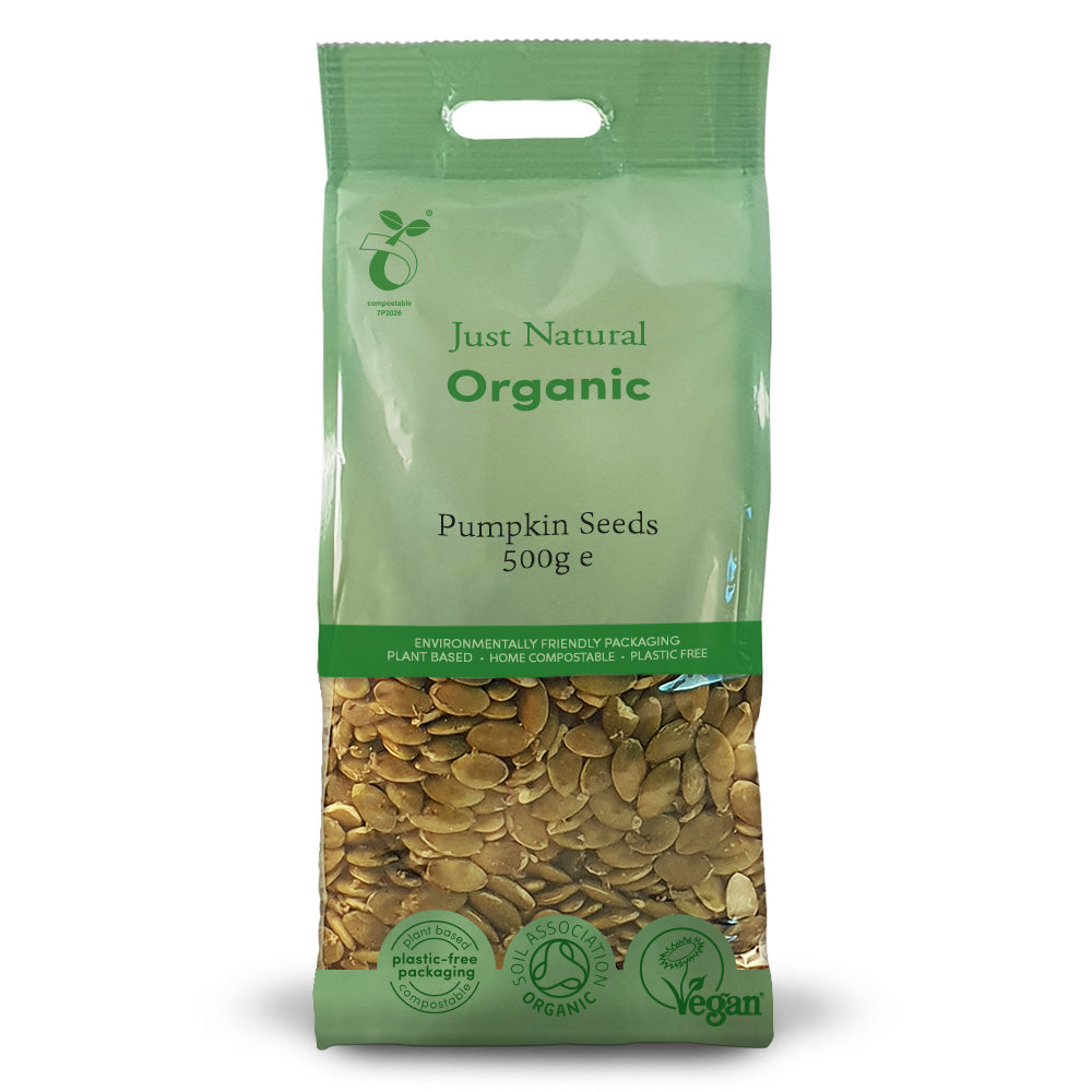 Just Natural Organic Pumpkin Seeds 500g GF