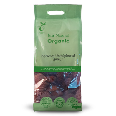 Just Natural Organic Unsulphured Apricots 500g