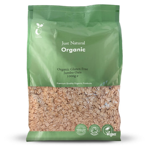 Just Natural Organic Jumbo Oats Gluten Free 1kg