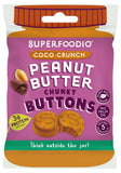 Superfoodio Peanut Butter Buttons - Coco Crunch G/F Vegan 20g