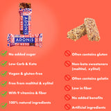 Adonis Low Sugar Keto Nut Bar Pecan, Hazelnut & Cocoa 35g