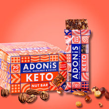 Adonis Low Sugar Keto Nut Bar Pecan, Hazelnut & Cocoa 35g