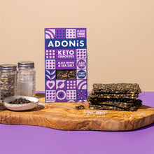 Adonis Black Pepper & Sea Salt Keto Crackers 60g