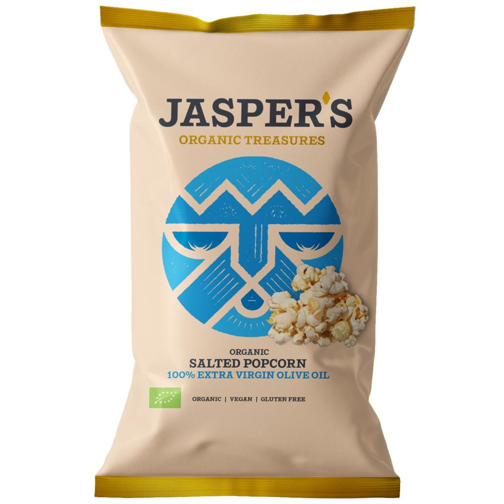 Jaspers Organic Sea Salt Popcorn 50g