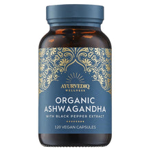 Ayurvediq Wellness	Organic Ashwaganda & Black Pepper Extract 120caps