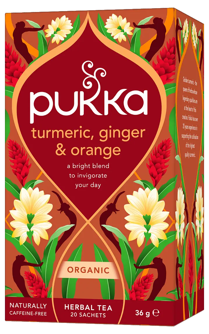 Pukka Organic Turmeric Ginger & Orange Tea 20 Bags