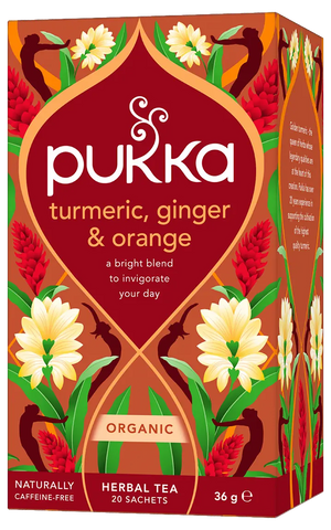 Pukka Organic Turmeric Ginger & Orange Tea 20 Bags