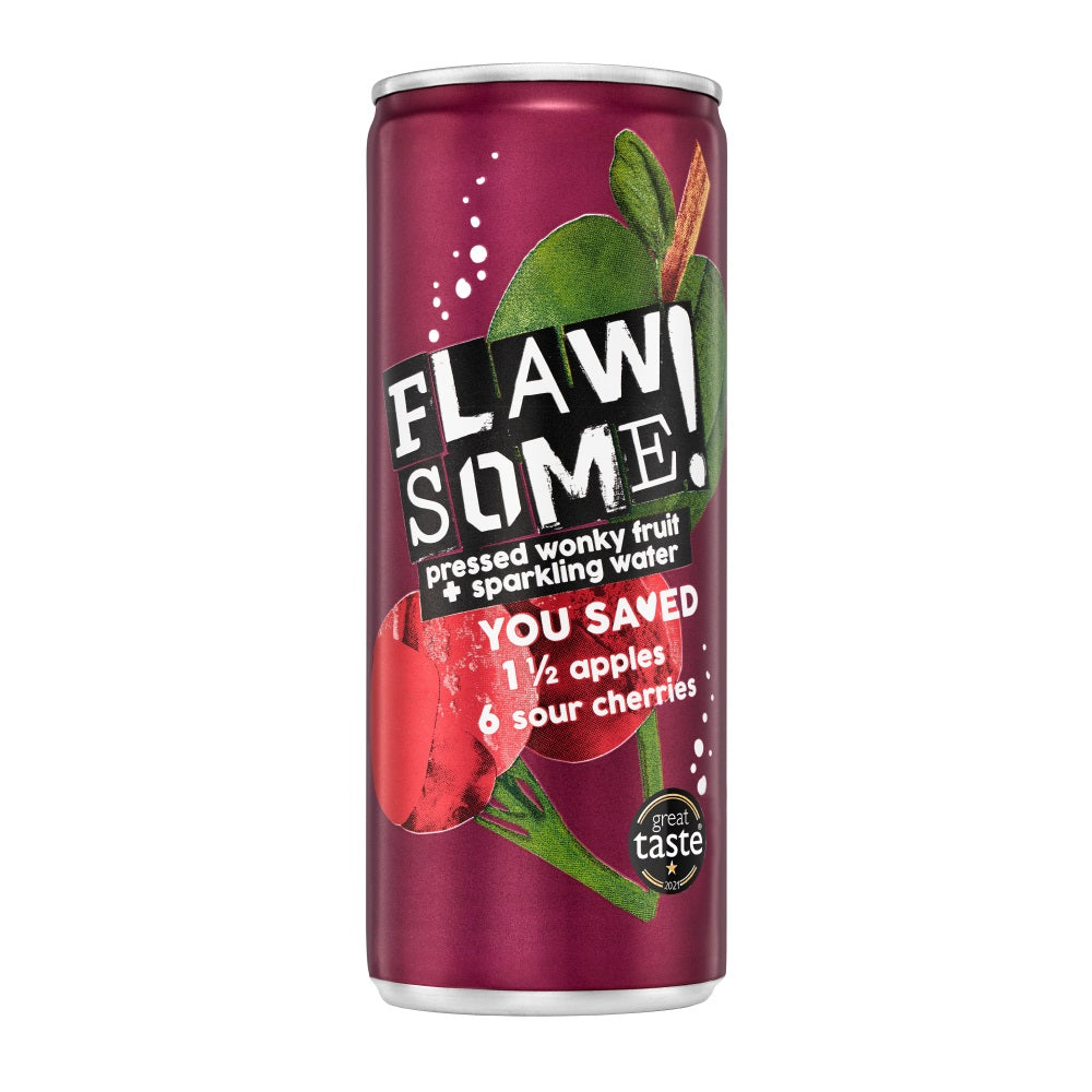 Flawsome! Apple & Sour Cherry Sparkling 250ml