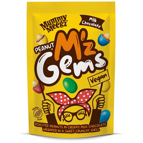Mummy Meegz Gems Peanut Sharing Pack Vegan 50g