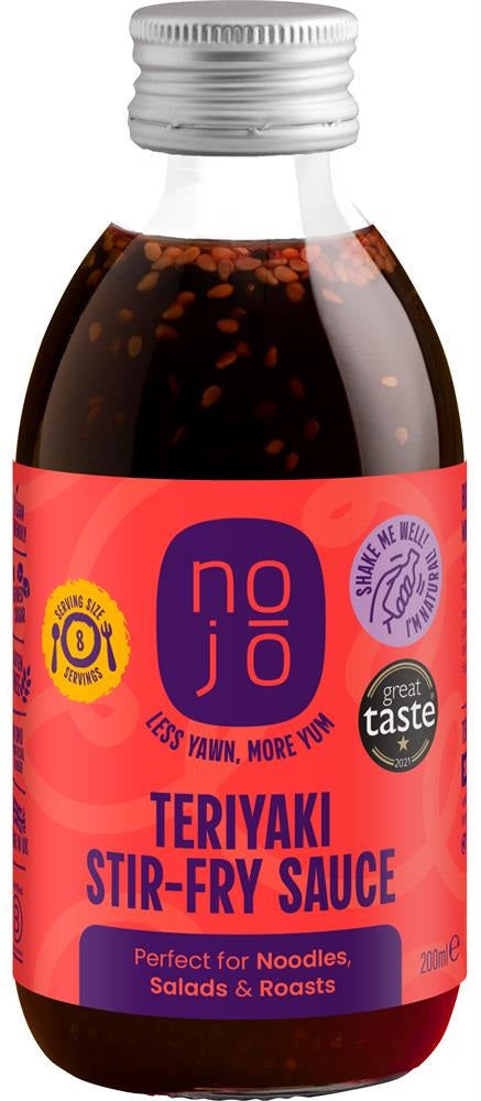 Nojo Teriyaki Stir Fry Sauce Gluten Free Vegan 200ml