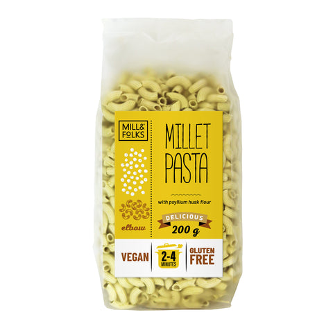 Mill & Folks Gluten Free Pasta Millet Elbow 200g
