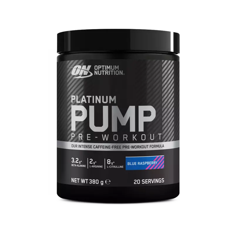 Optimum Nutrition Platinum Pump Pre-Workout Blue Raspberry 380g