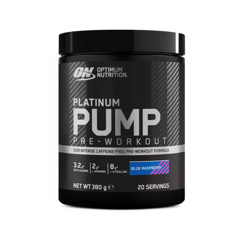 Optimum Nutrition Platinum Pump Pre-Workout Blue Raspberry 380g