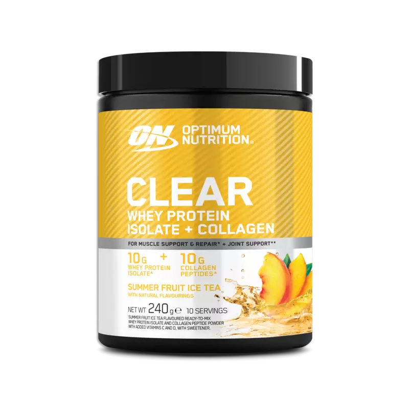 Optimum Nutrition Clear Whey + Collagen Summer Ice Tea 240g