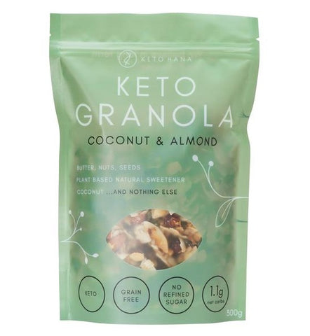 Keto Hana Coconut & Almond (Original Butter) Keto Granola 300g