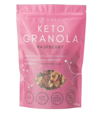 Keto Hana Raspberry Keto Granola 300g