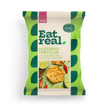 Eat Real Multiseed Birdseye Chilli Lime & Sea Salt Chips 160g Gluten Free