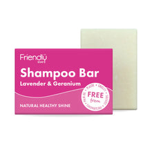 Friendly Soap Natural Shampoo Bar Lavender & Geranium 95g