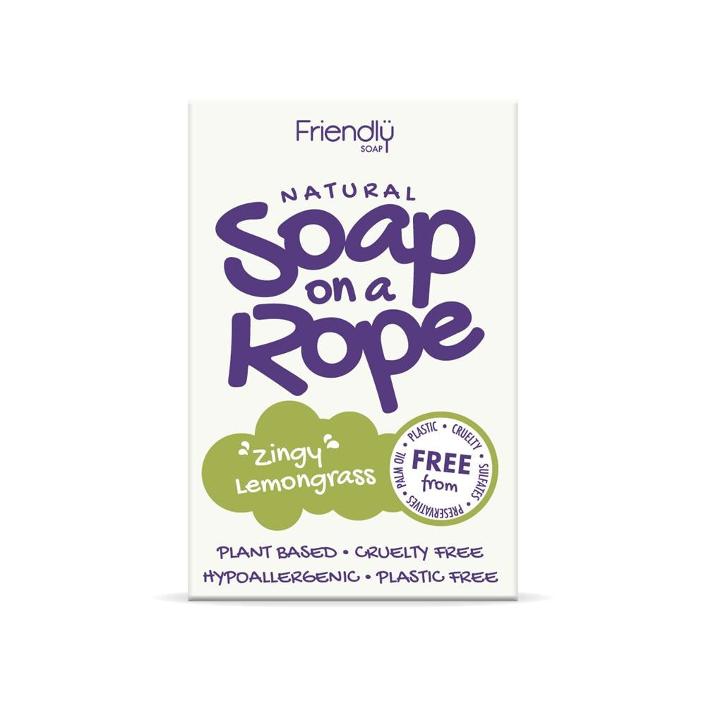 Friendly Soap Lemongrass-Soap On A Rope 125g