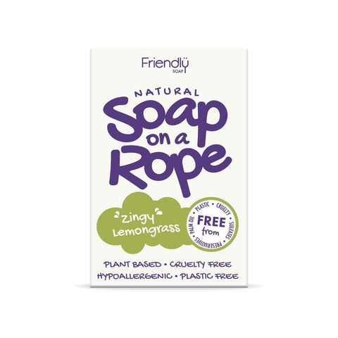 Friendly Soap Lemongrass-Soap On A Rope 125g