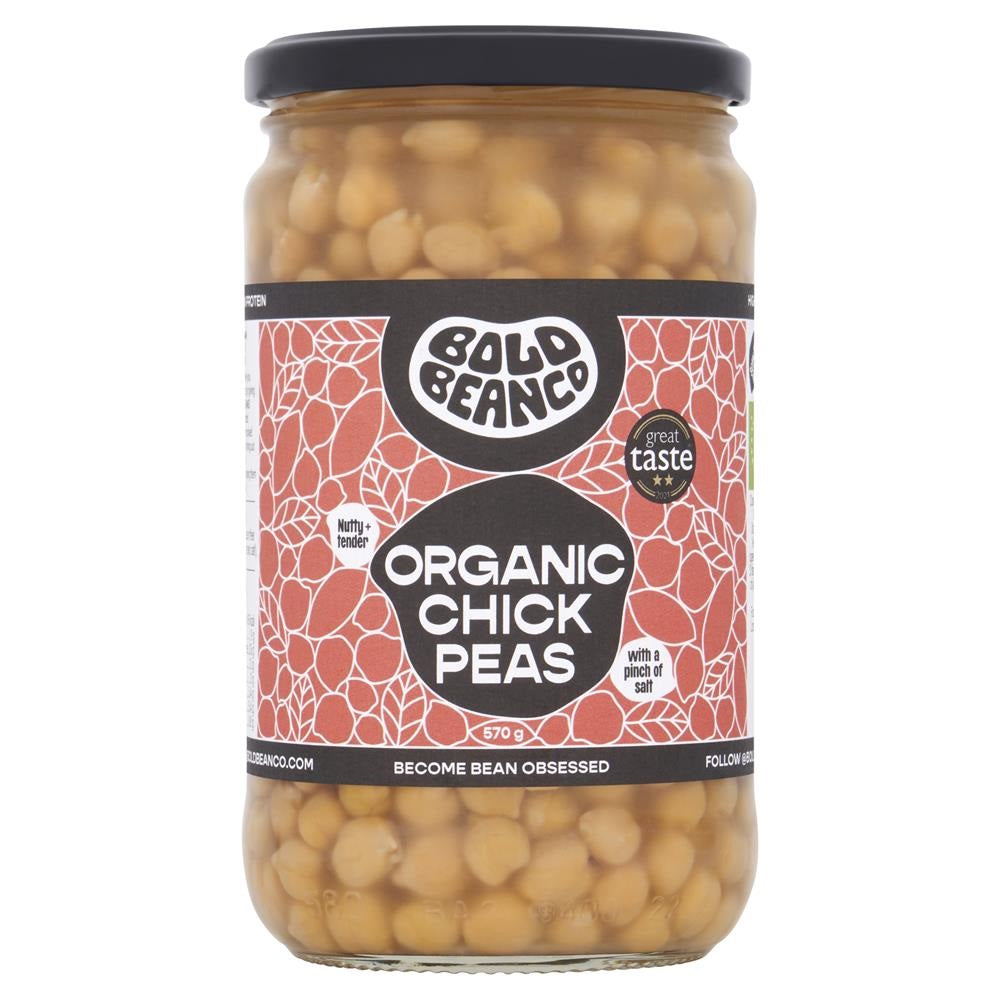 Bold Bean Co Organic Chickpeas 570g