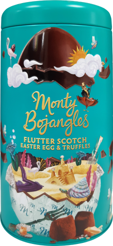 Monty Bojangles Flutter Scotch Easter Egg Tin 175G