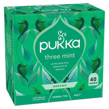 Pukka Organic Three Mint Tea 40 Bags