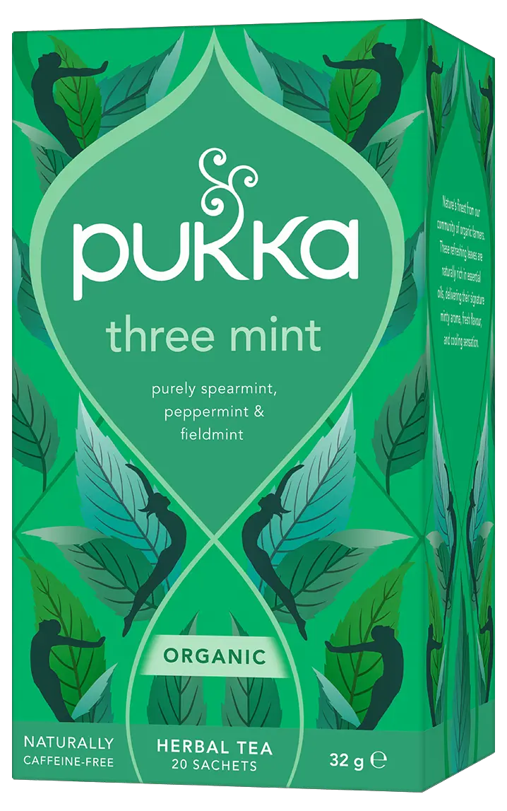 Pukka Organic Three Mint Tea 20 Bags