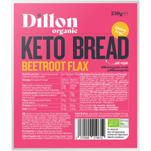 Dillon Organic Beetroot Flax Keto Bread 250g